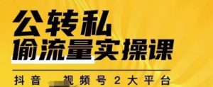 群响公转私偷流量实操课，致力于拥有更多自持，持续，稳定，精准的私域流量！-铭创资源库