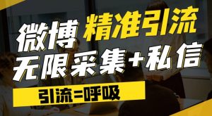 微博最新引流技术,软件提供博文评论采集+私信实现精准引流【揭秘】-铭创资源库
