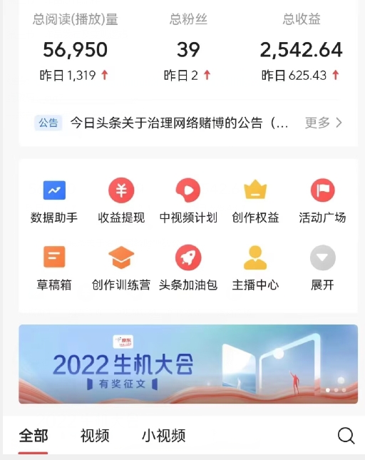 全新蓝海，西瓜视频流量掘金项目，简单上手适合0基础小白，暴力玩法日入500＋【揭秘】-铭创资源库