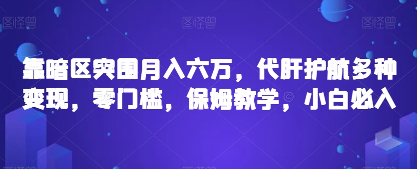 靠暗区突围月入六万，代肝护航多种变现，零门槛，保姆教学，小白必入【揭秘】-铭创资源库