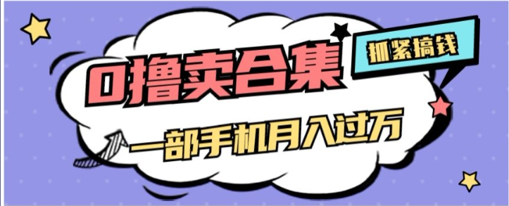 0撸项目月入过万，售卖全套ai工具合集，一单29.9元，一部手机即可【揭秘】-铭创资源库