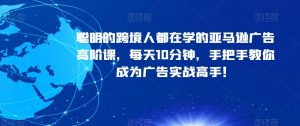 聪明的跨境人都在学的亚马逊广告高阶课,每天10分钟,手把手教你成为广告实战高手!-铭创资源库