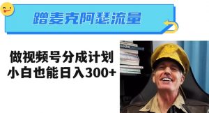 蹭麦克阿瑟热点，做视频号分成计划，小白三分钟一条日入300+【揭秘】-铭创资源库