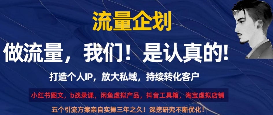流量企划，打造个人IP，放大私域，持续转化客户【揭秘】-铭创资源库