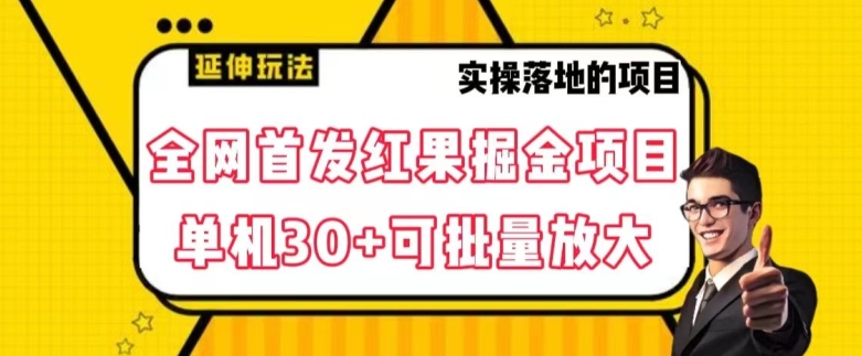 全网首发红果免费短剧掘金项目，单机30+可批量放大【揭秘】-铭创资源库
