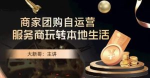 大新哥·商家团购自运营-玩转本地生活-铭创资源库