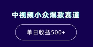 中视频小众爆款赛道,7天涨粉5万+,小白也能无脑操作,轻松月入上万【揭秘】-铭创资源库