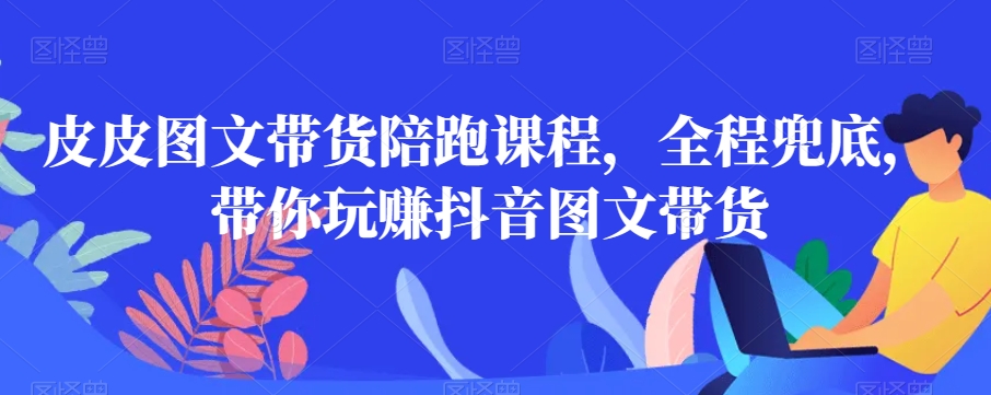 皮皮图文带货陪跑课程，全程兜底，带你玩赚抖音图文带货-铭创资源库
