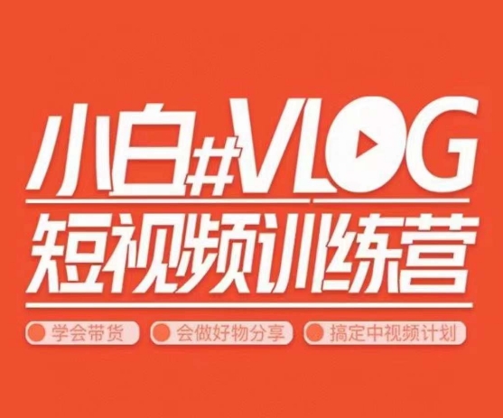 小呆说视–小白VLOG短视频训练营，学会带货、好物、直播、中视频-铭创资源库