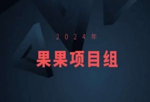 2024年果果项目组项目合集-果果最新项目-铭创资源库