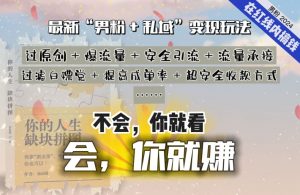 2024，“男粉+私域”还是最耐造、最赚、最轻松、最愉快的变现方式【揭秘】-铭创资源库