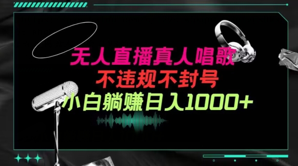 抖音24小时无人直播音乐，不违规，不封号纯撸音浪，小白实操当天日入1000+【揭秘】-铭创资源库
