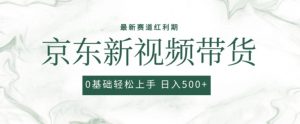 2024最新京东视频带货项目,最新0粉强开无脑搬运爆款玩法,小白轻松上手【揭秘】-铭创资源库