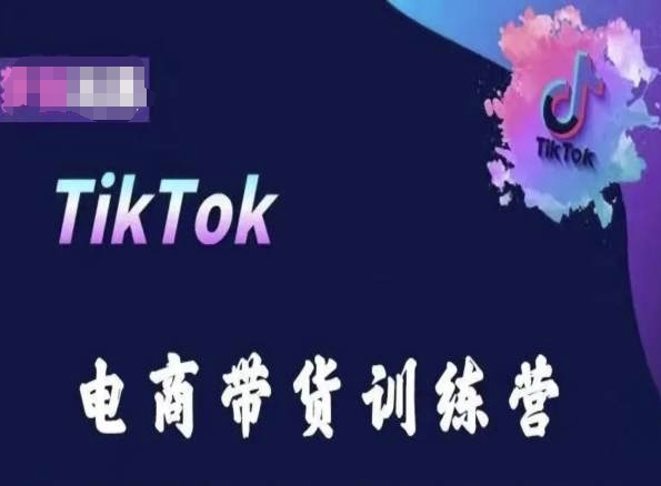TikTok电商带货训练营，跟随时代潮流，跨境掘金-铭创资源库