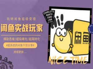 手把手教你0到1系统玩转闲鱼变现,爆款思维/超级曝光/超高转化-铭创资源库