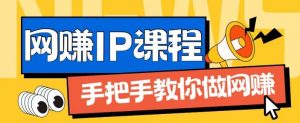 ip合伙人打造1.0,从0到1教你做网创,实现月入过万【揭秘】-铭创资源库