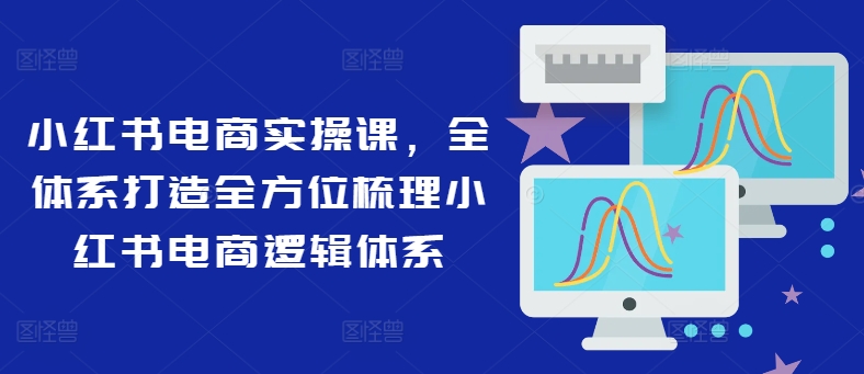 小红书电商实操课，全体系打造全方位梳理小红书电商逻辑体系-铭创资源库