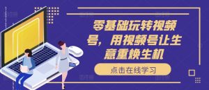 零基础玩转视频号,用视频号让生意重焕生机-铭创资源库
