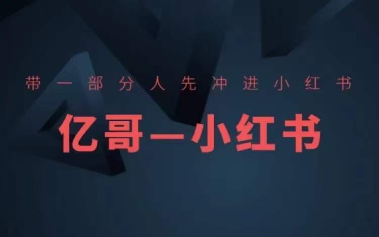 ​​带一部分人先冲进小红书，小红书开店、选品、爆款裂变-铭创资源库