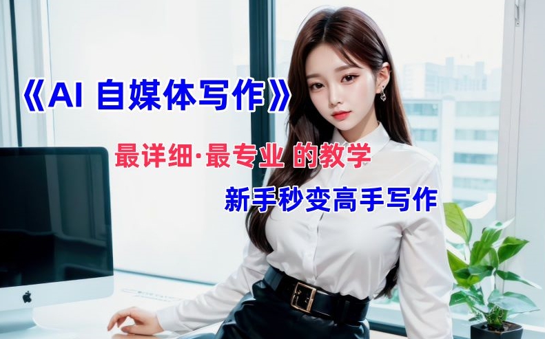 AI自媒体文章创作全网最详细教程，新手秒变写作高手，多方位发展-铭创资源库