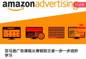 亚马逊广告课程,从青铜到王者一步一步进阶学习(更新9月)-铭创资源库