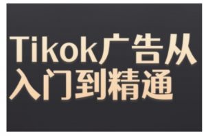 Tiktok Ads实操教程，Tiktok广告从入门到精通-铭创资源库