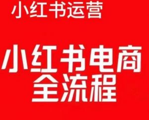 红薯电商实操课,小红书电商全流程-铭创资源库