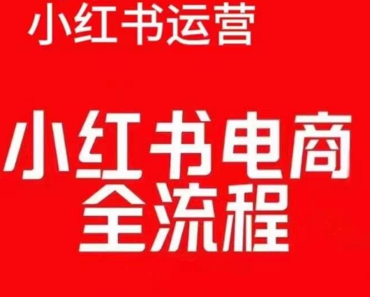 红薯电商实操课，小红书电商全流程-铭创资源库