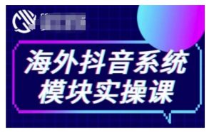 海外抖音Tiktok系统模块实操课,TK短视频带货,TK直播带货,TK小店端实操等-铭创资源库