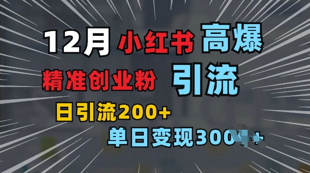 小红书一张图片“引爆”创业粉，单日+200+精准创业粉 可筛选付费意识创业粉【揭秘】-铭创资源库