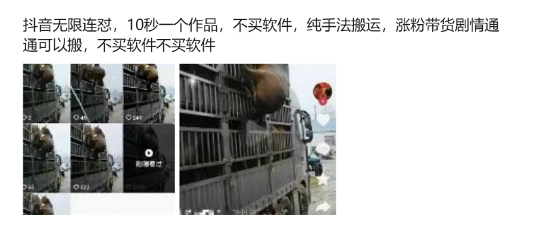 抖音无限连怼，10秒一个作品不买软件，纯手法搬运，涨粉带货剧情通通可以搬-铭创资源库