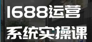 1688高阶运营系统实操课，快速掌握1688店铺运营的核心玩法-铭创资源库