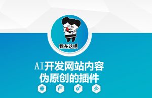 AI开发网站内容伪原创的插件，从零开始手把手教学-铭创资源库