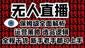 2025无人直播这么做就对了，保姆级全面解析，全程干货，新手老手都可上手-铭创资源库