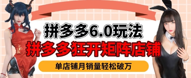 拼多多虚拟商品暴利6.0玩法，轻松实现月入过W-铭创资源库