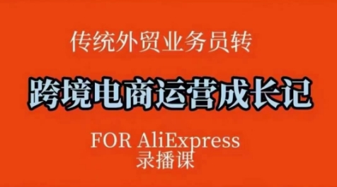 跨境电商速卖通运营课，​运营方法论+后台实操，逻辑清晰-铭创资源库