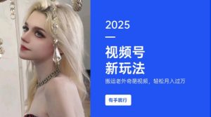 搬运老外奇葩视频,撸视频号分成计划收益,每天只需一小时,新手小白轻松月入过W-铭创资源库