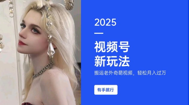 搬运老外奇葩视频，撸视频号分成计划收益，每天只需一小时，新手小白轻松月入过W-铭创资源库