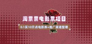 电影票无门槛券推广_0.1亓买10亓无门槛+渠道入口(v1.0版教程)-铭创资源库