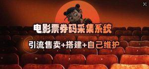 电影票券码采集系统_从商户放单转型做抢单达人-铭创资源库