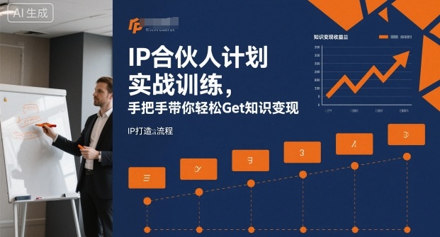 IP合伙人计划实战训练，手把手带你轻松Get知识变现-铭创资源库