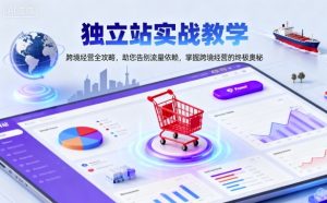 独立站实战教学,跨境经营全攻略,助您告别流量依赖,掌握跨境经营的终极奥-铭创资源库